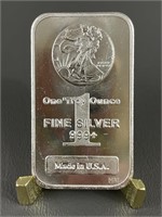One Troy Ounce Fine .999 Silver