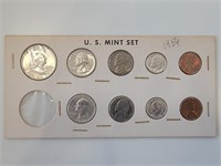 1956 US Mint Set in Cardboard Coin Holder