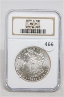 1879-S MS65 Morgan Silver Dollar