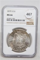 1879S MS66 Morgan Silver Dollar