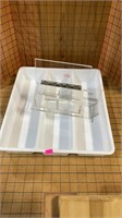 Plastic organizer trays