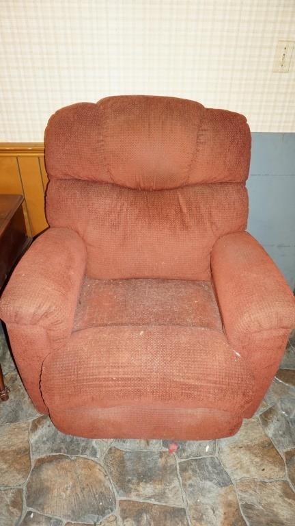 Wine Colored Recliner