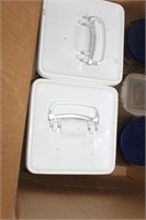 LOT OF PANTRY STORAGE CONTAINERS