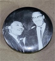Martin Luther King & Malcolm X Pin