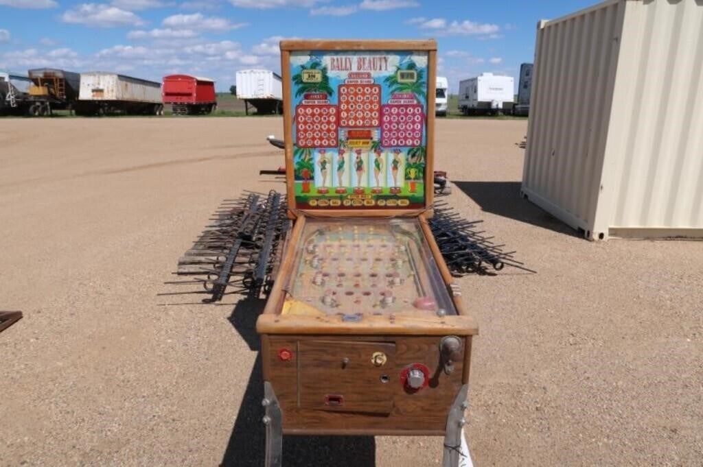 Bally Beauty Pinball Machine - Not Complete #