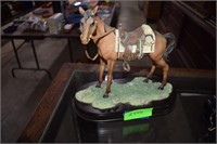 San Francisco Music Box Horse Figurine. Works