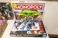 Star Wars Monopoly & Star Wars Clue Board Games