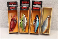 (4) RAPALA BAITS NEW IN BOXES