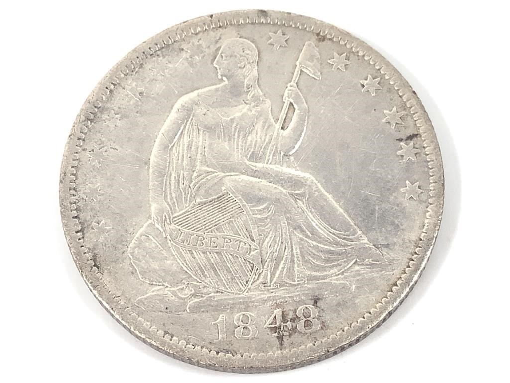 1848-O Seated Half Dollar