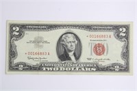 1963 RED SEAL $2 NOTE