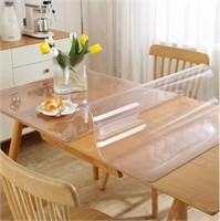 $40 Clear Table Protector 24 x 48 In