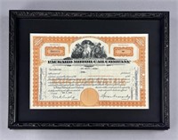 1936 Packard Motor Car Co. Stocks Certificate