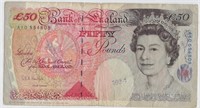 UNC 50 pounds RARE ND1993-98 Bank of England Gb2CA