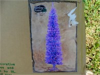 7' Tall Purple Christmas Tree