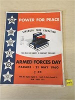 1960 Armed Forces Day Parade NYC  Program 11x14