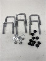 Lot of 6 U-Bolt Kits with bolts