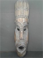 Nice wooden carved mask wall hanging