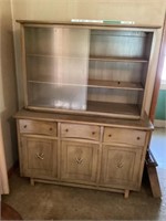 Two piece China hutch