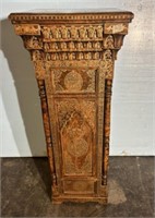 Reproduction Inlaid Wood Pedestal Stand