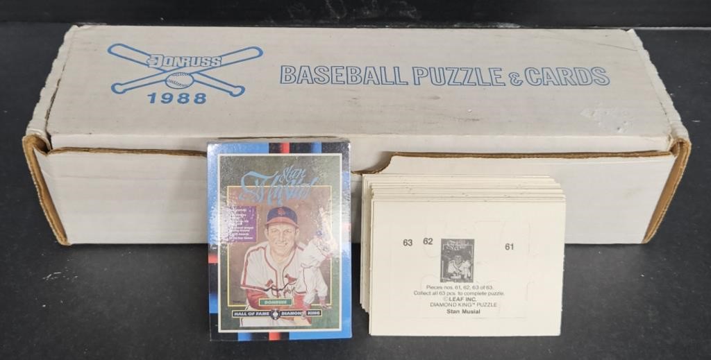 (K) 1988 Donruss Baseball Puzzles And Cards. 12