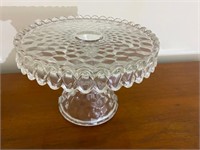 Fostoria American Clear Round Cake Stand