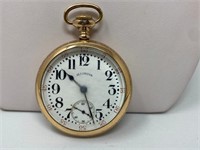 1914 Illinois 18s Pocket Watch - Runs