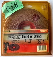 New! 4 1/2” sanding/grinding disk