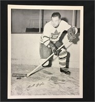 1945-54 Quaker Oats Hockey Photo Bill Juzda