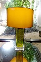 Art Deco Style Glass Table Lamp