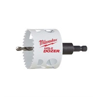$20  2-1/2 in. Bi-Metal Hole Saw with 3/8 Arbor