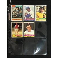 5 1976 Topps Baseball Stars/hof
