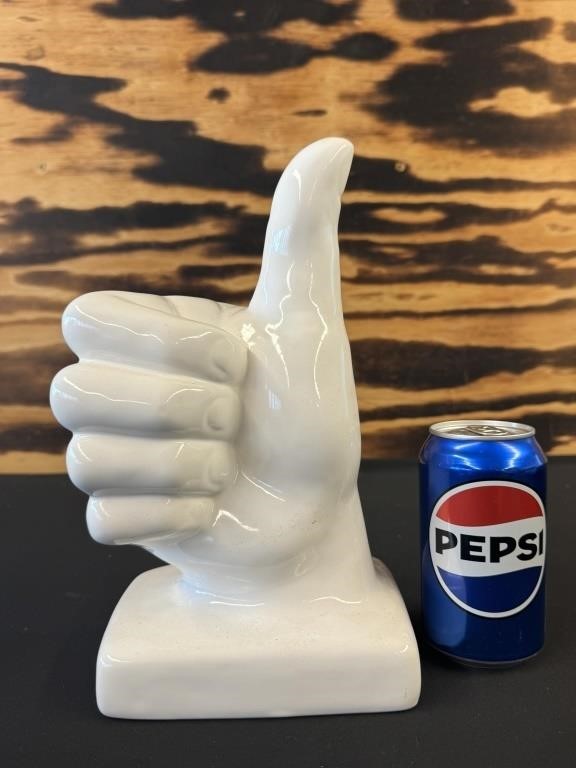 Porcelain Thumbs Up