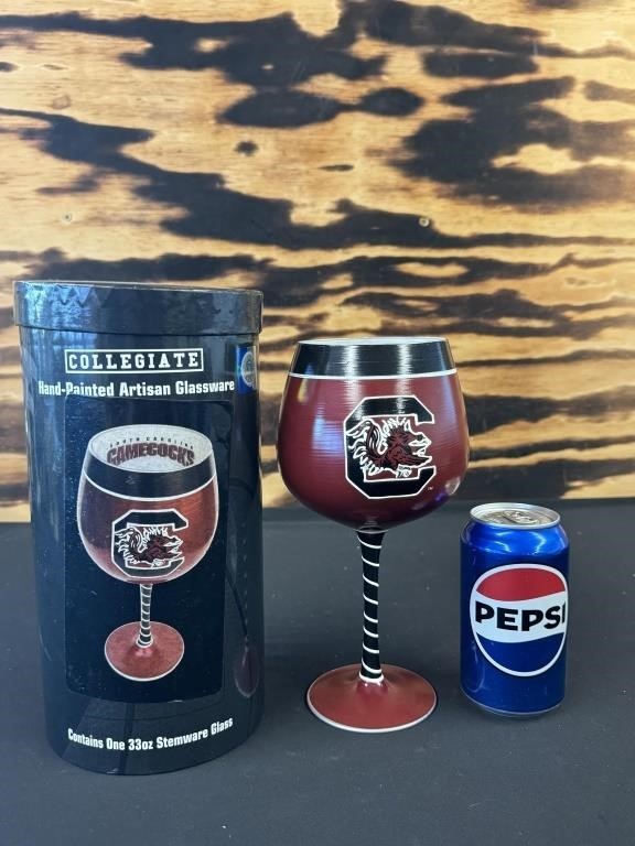 South Carolina   Collegitate Wine Glass