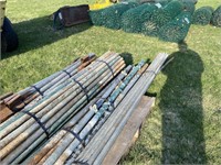 Plastic Coated Chain Link Fence and Posts