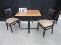 24"x30" Dining Table w/ 2 Chairs