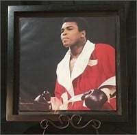 14x14" Framed Muhammad Ali Picture