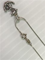 Necklace 925 ITALY - Anchor Pendant 925