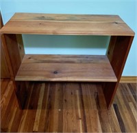 Solid wood shelving unit 31.5” x 30.5”