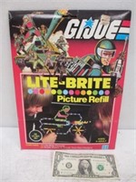 Sealed Vintage GI Joe Lite Brite Picture Refill