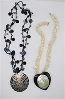 Pair of Mother of Pearl Necklaces