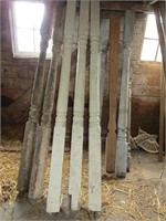 LARGE LOT OF PORCH POSTS