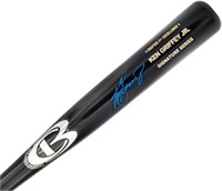 Ken Griffey Jr. Autographed Black Baseball Bat