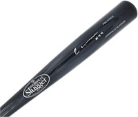 Elly De La Cruz Autographed Black  Baseball Bat