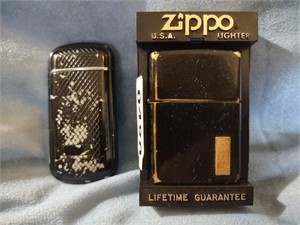 Zippo Engraved 'RON' Lighter & Other Lighter