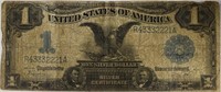 1899 $1.00 "BLACK EAGLE" SILVER CERT. G/VG