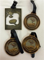 (4) PEBBLE BEACH MEDALS