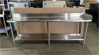 96x36 stainless steel restaurant kitchen table