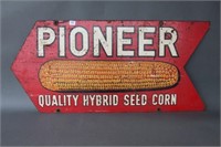 PIONEER QUALITY HYBRID SEED CORN DST SIGN - 36" X