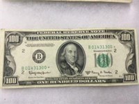 1950 Star Note $100 Bill