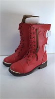 New Red Boots Size 5